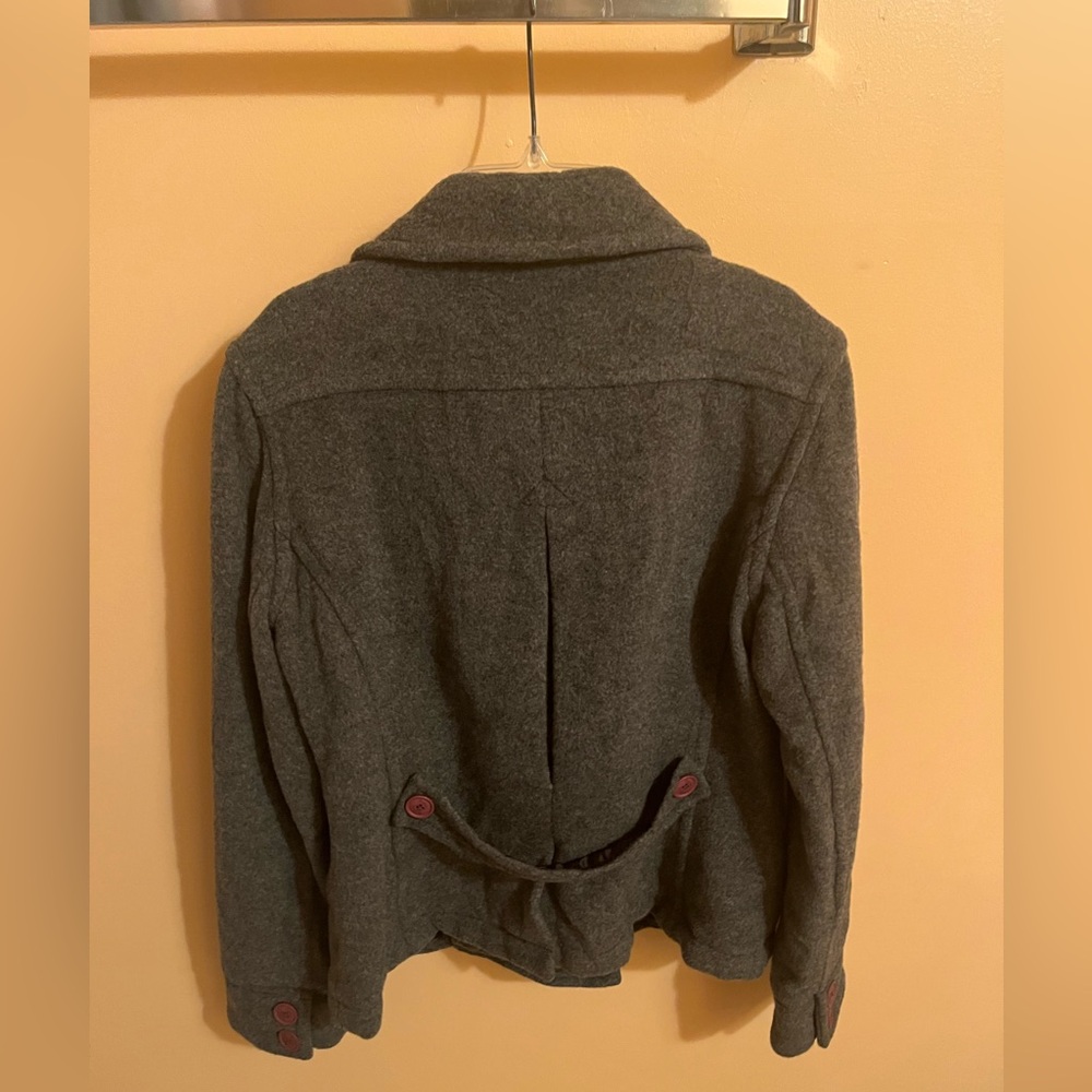LAST CHANCE | Boden Wool Double Breasted Peacoat in Gray - Picture 3 of 9